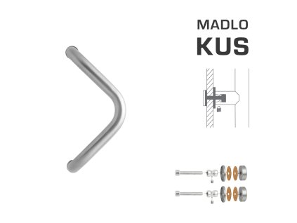 WA - MADLO M6 WA/C-S-SKLO ks  STM - strieborná matná (RAL 9006)