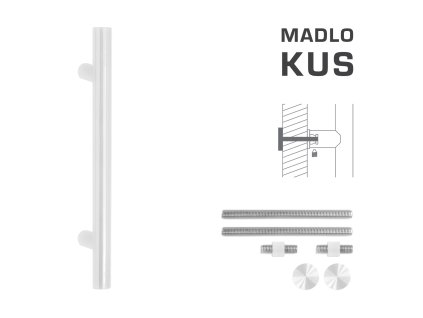 FT - MADLO kód K00 Ø 35 mm UN ks  BIM biela matná (FBO)