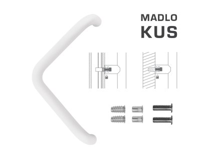 FT - MADLO kód K14T Ø 32 mm SP ks  BIM - biela matná (FBO)