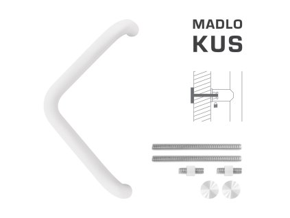 FT - MADLO kód K14T Ø 32 mm UN ks  BIM biela matná (FBO)