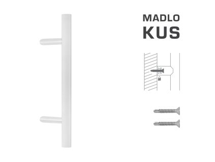 FT - MADLO kód K10 Ø 35 mm ST ks  BIM biela matná (FBO)