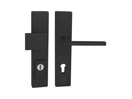 TI - FORTE PLUS 3214/ELIPTICA 3098 - SH, hrúbka dverí 84-90 mm  CIM - čierna matná (153)