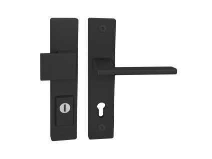 TI - FORTE PLUS 3214/JUNIOR 4140 - SH, hrúbka dverí 104-110 mm  CIM - čierna matná (153)