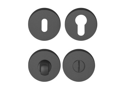 FO - ROZETA - R  CIM - čierna matná (N52)