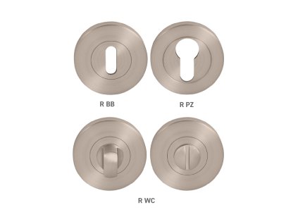 MPK -  ROZETA - R  NIM - nikel matný (MSN)