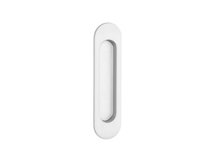 MPK -  MUŠĽA OVÁL 040 bez otvoru  BIM - biela matná (WHITE)