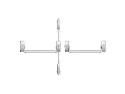 DK - PANIKOVÉ KOVANIE PHA 1102/1202 - 3-bodové zaistenie D2/1H-1D-1B  NEM - nerez matná