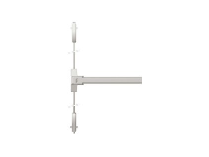 DK - PANIKOVÉ KOVANIE PHB 1202 - 2-bodové zaistenie D1/1H-1D  NEM - nerez matná