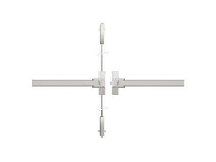 DK - PANIKOVÉ KOVANIE PHB 1102/1202 - 3-bodové zaistenie D2/1H-1D-1B  NEM - nerez matná