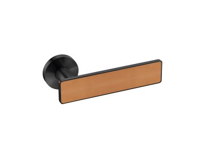 JNF - FRAME CONTOUR 436 - R  CIM PVD - čierna matná/béžová koža (TB)