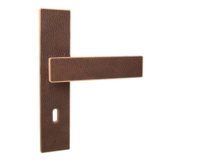 JNF - FRAME CONTOUR - SH 436  MEM PVD - meď matná /hnedá koža (TCO)