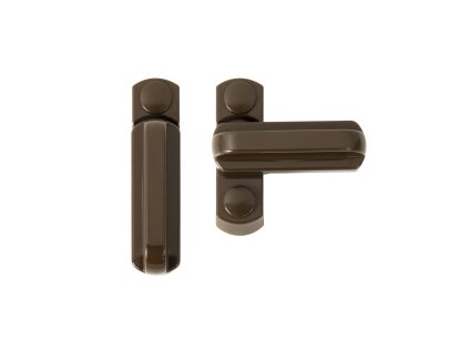 PD - Otočná západka bez uzamykania  HNM.T - hnedá matná tmavá (RAL8016)