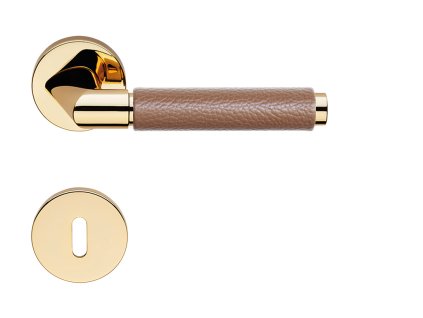 LI - GRIP PELLE 1715 - R 023  ZLL - zlatá lesklá/béžová koža (OZ)