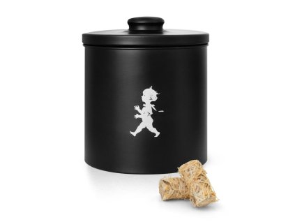 SN - NÁDOBA NA PODPAĽOVAČE  CIM/STM - čierna matná/strieborný matný emblém