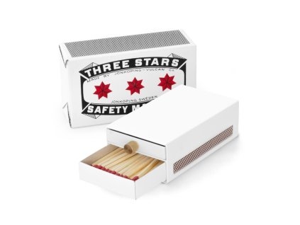 SN - DIZAJNOVÁ ŠKATUĽKA NA ZÁPALKY  BIM - biela matná