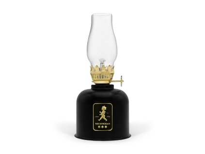 SN - OLEJOVÁ LAMPA  CIL/ZLL - čierna lesklá/zlatý lesklý emblém