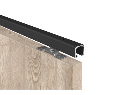 SC - POSUVNÝ SYSTÉM 100 SILENT S 40 KG SP (Prevedenie SC – posuvný systém 100 SILENT S pre jednokrídlové dvere 1D 1500/40 SP)