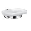 SO - HOME HK342 - Miska na mydlo s držiakom  CHL - chróm lesklý