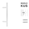 FT - MADLO kód K10 Ø 30 mm ST ks  BIM - biela matná (FBO)