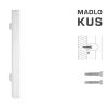 FT - MADLO kód K31 25x25 mm ST ks  BIM - biela matná (FBO)