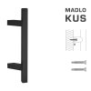 FT - MADLO kód K31Z 25x25 mm ST ks  CIM - čierna matná (FNO)