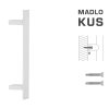 FT - MADLO kód K41Z 40x10 mm ST ks  BIM - biela matná (FBO)