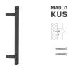 FT - MADLO kód K41Z 40x10 mm ST ks  CIM - čierna matná (FNO)