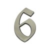 SS - DOMOVÁ ČÍSLICA "6" - 120 mm  NIM.LL - nikel matný