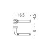 CB - BASIC B2708 - Držiak na toaletný papier  CHL - chróm lesklý (CR)