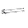 CB - BASICQ B3712 - Držiak na uteráky dvojitý 33 cm  CHL - chróm lesklý (CR)