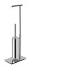 CB - SQUARE B9907 - Stojan na toaletný papier a WC kefu  CHL - chróm lesklý (CR)