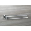 CB - NORDIC B5212 - Držiak na uteráky dvojitý 35,5 cm  CHL - chróm lesklý (CR)