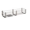 CB - PORTA OGGETTI B9633 - Košík do sprchy/vane s podložkou 44 cm  NEM PVD - nerez matná (HPS/SS)