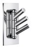 SO - BB - BK1033 - Samolepiaci otočný vešiak na uteráky trojitý  CHL - chróm lesklý