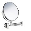 SO - OUTLINE FK445 - Závesné obojstranné zväčšovacie kozmetické zrkadlo  CHL - chróm lesklý
