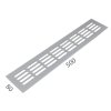 MPK -  Vetracia mriežka 80 x 500 mm  STM - strieborná matná (F1)