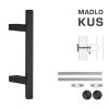 FT - MADLO kód K31Z 25x25 mm UN ks  CIM - čierna matná (FNO)