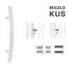 FT - MADLO kód K41C 40x10 mm SP ks  BIM - biela matná (FBO)