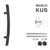 FT - MADLO kód K41C 40x10 mm UN ks  CIM - čierna matná (FNO)
