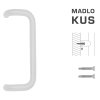 FT - MADLO kód K38 Ø 32 mm ST ks  BIM - biela matná (FBO)