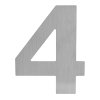 LR - DOMOVÁ ČÍSLICA "4" - 150 mm  NEM - nerez matná