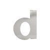 LR - DOMOVÉ PÍSMENO "d" - 145 mm  NEM - nerez matná