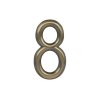 MPK -  DOMOVÁ ČÍSLICA "8"- 75 mm - nalepovacia  BRM.LL - bronz matný