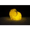 DHK - Silikónová nočná lampa - Ružový sloník