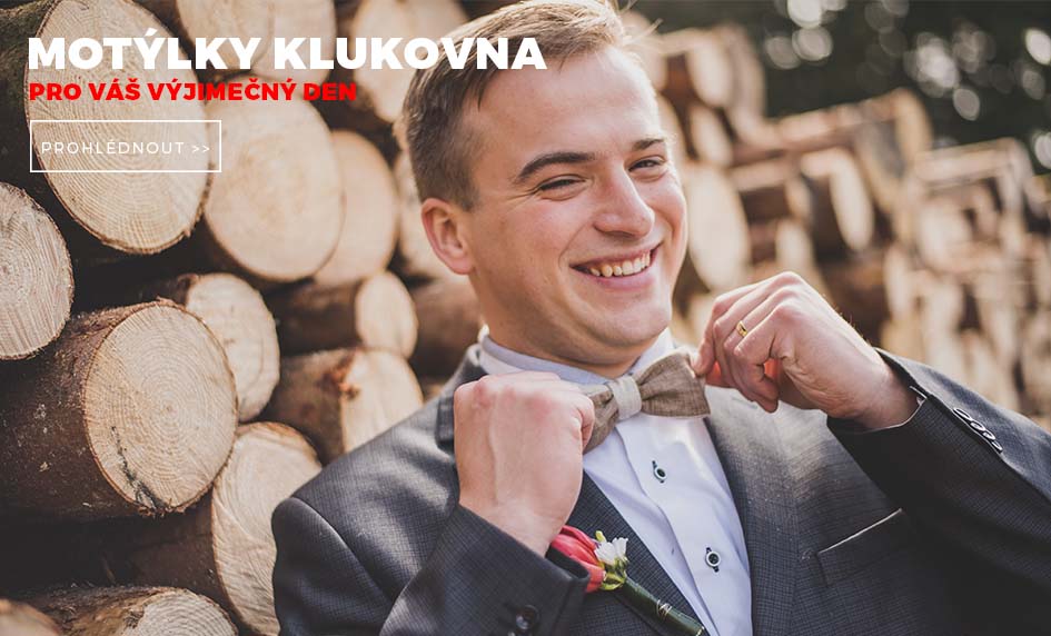 Luxusní kolekce vázacích motýlků Klukovna