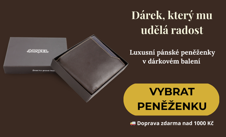 Luxusní pánské kožené peněženky v dárkovém balení – Klukovna.cz