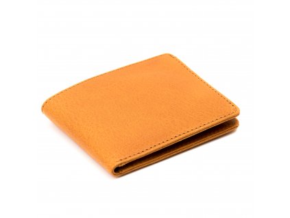 Kožená slim peněženka Beige