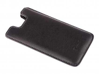 Kožený obal na iPhone 7/6S/6, Černý