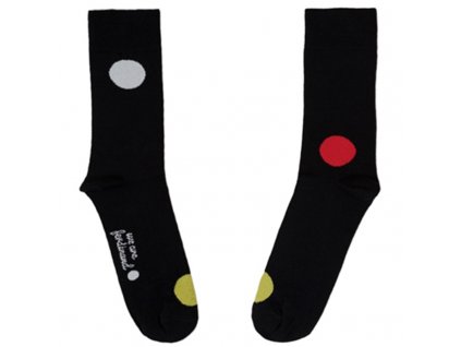 Ponožky Six Happy Dots Black