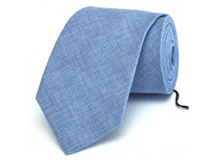 Modrá žíhaná kravata